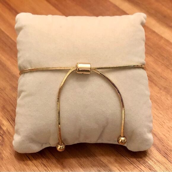 J.Crew | Citrine Slider Tennis Bracelet | Adjustable - Picture 2 of 4